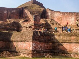 Paharpur buddhist site is one of the world heritage sites in Bangladesh