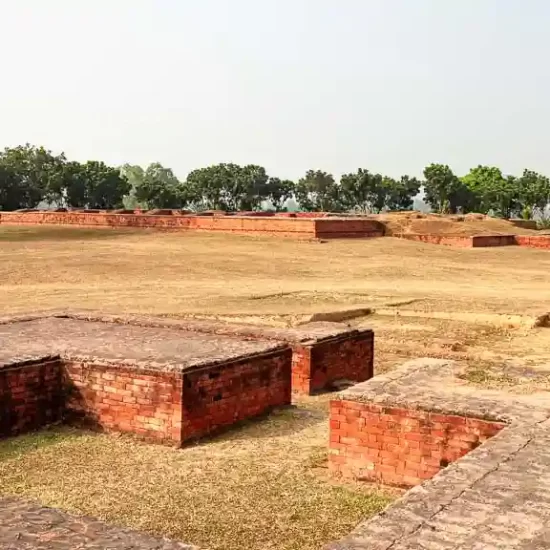Alexander Cunningham identified the ruins of the Ashokan stupa in bogra