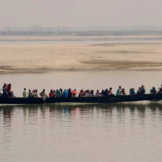 Brahmaputra river and char life in Bangladesh