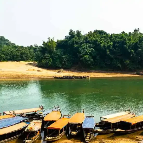 Country boat cruise on Lalakhal is a must for tourist visiting sylhet