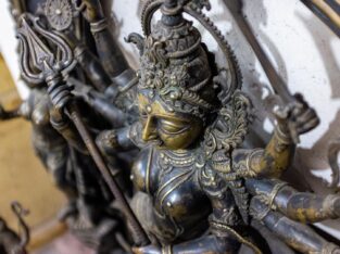 Hindu deity made by dhamrai metal crafting artisans
