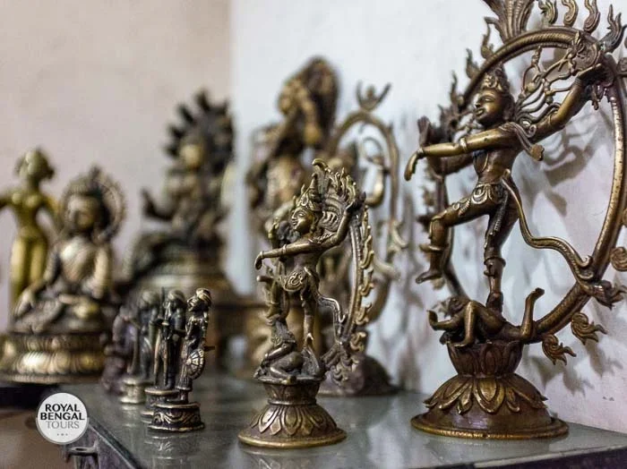 Brass Nataraj Statue, Lost Wax Casting, Dhamrai Metal Craft, Bangladesh