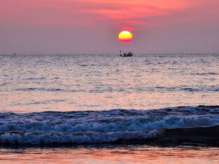 Enjoy the most beautiful sunset from cox’s Bazar Sea beach