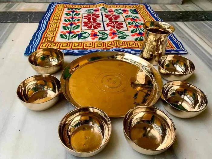 Dhamrai Brass Utensils with Decorative Detailing (Lost Wax Casting)