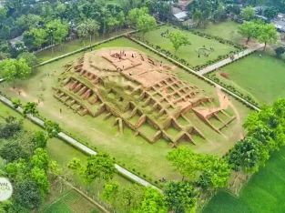 Gokul Medh is an ancient archaeological mound in Gokul village Bogra