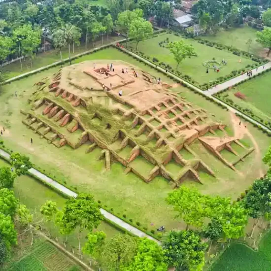 Gokul Medh is an ancient archaeological mound in Gokul village Bogra