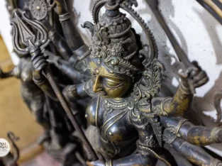 Hindu deity made by dhamrai metal crafting artisans