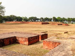 Alexander Cunningham identified the ruins of the Ashokan stupa i