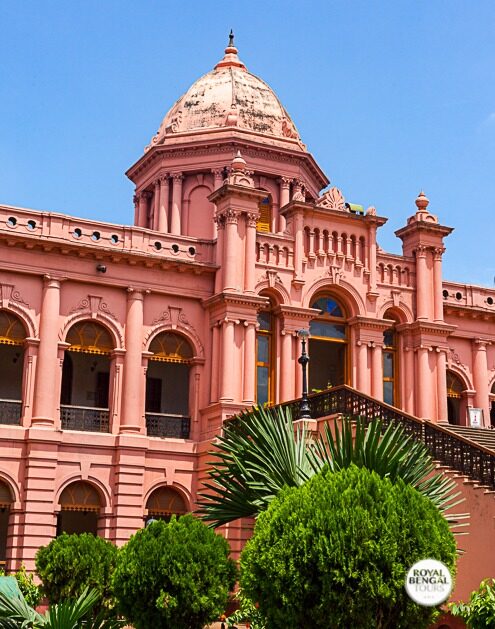 Magnificent Pink palace museum in Old Dhaka
