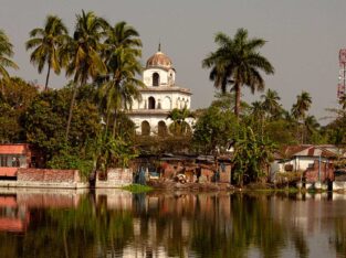 Lake around Puthia temple had made this are secure and drinking water source for local