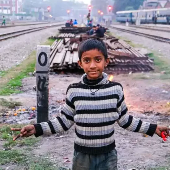 Photographer must walk around Chittagong old train station area