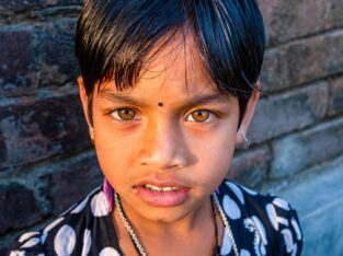 Tribal Girl with black hair and amber eye in Rajshahi