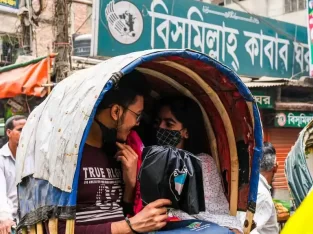Rickshaw riding in Old Dhaka is fun