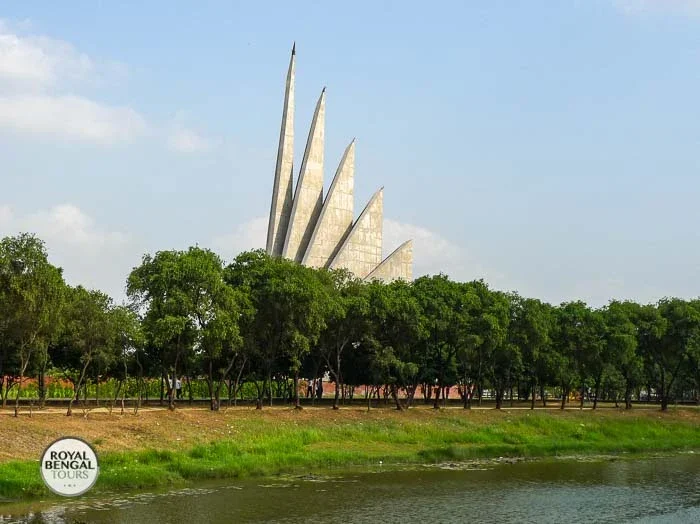Jatiyo Smriti Soudho Monument, Savar, Dhaka, Bangladesh. National Martyrs' Memorial
