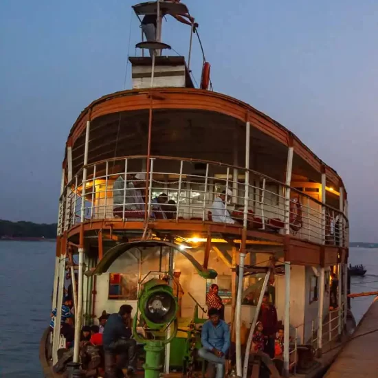 paddle steamer trip in the south of Bangladesh