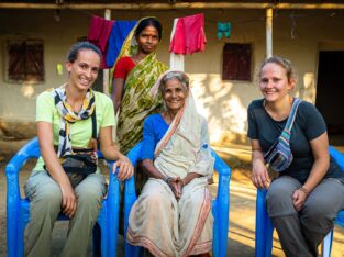 Meeting a tea worker family during a trip to Sreemangal