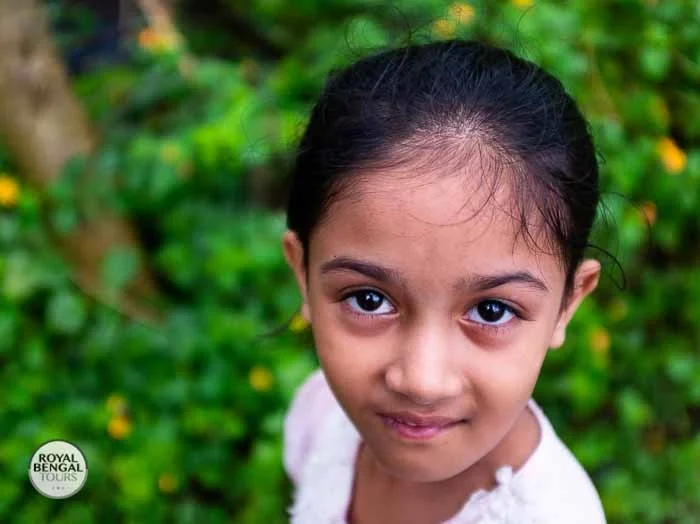 Portrait of a beautiful local of cox's bazar