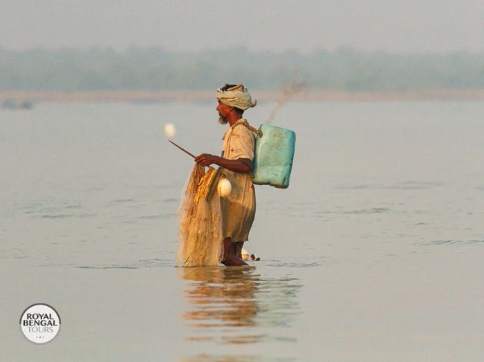Casting a line in tranquil Nijhum Dwip