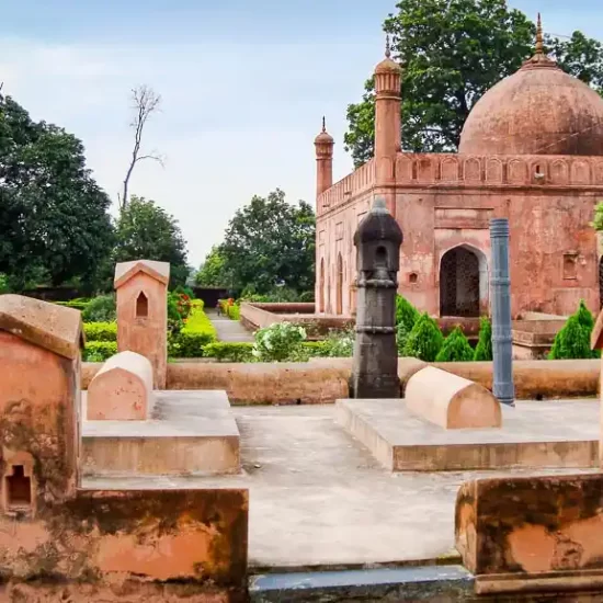 Mausoleum of Shah Nimatullah and some Graveyards
