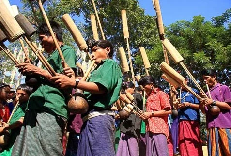 Mru tribe's enchanting flute performance at their Chittagong Hill Tract festival