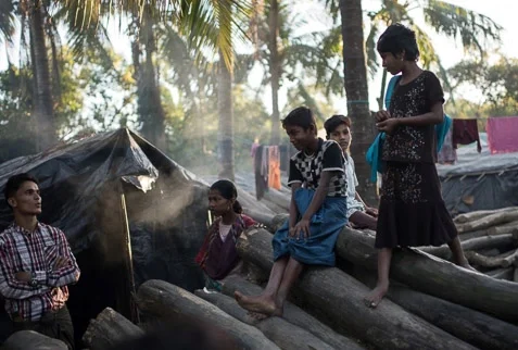 Winter warmth Awaiting sunrise in the Chittagong Hill Tracts