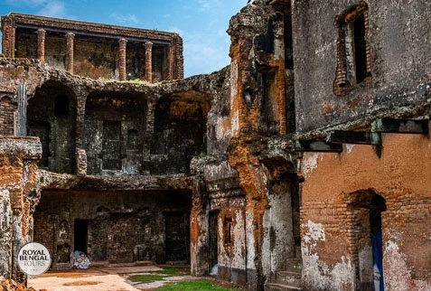 Ruins of ancient buildings at Panam City, Bangladesh