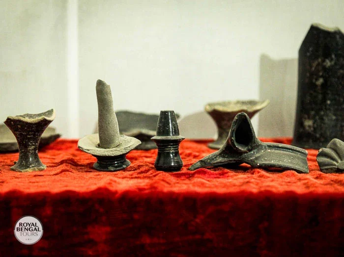 Displays of Archaeological Museum in Bogra