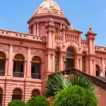 Pink palace or Ahsan Manzil is a historical landmark of Dhaka