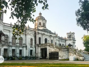 Tajhat Palace museum in Rangpur is a beautiful architecture