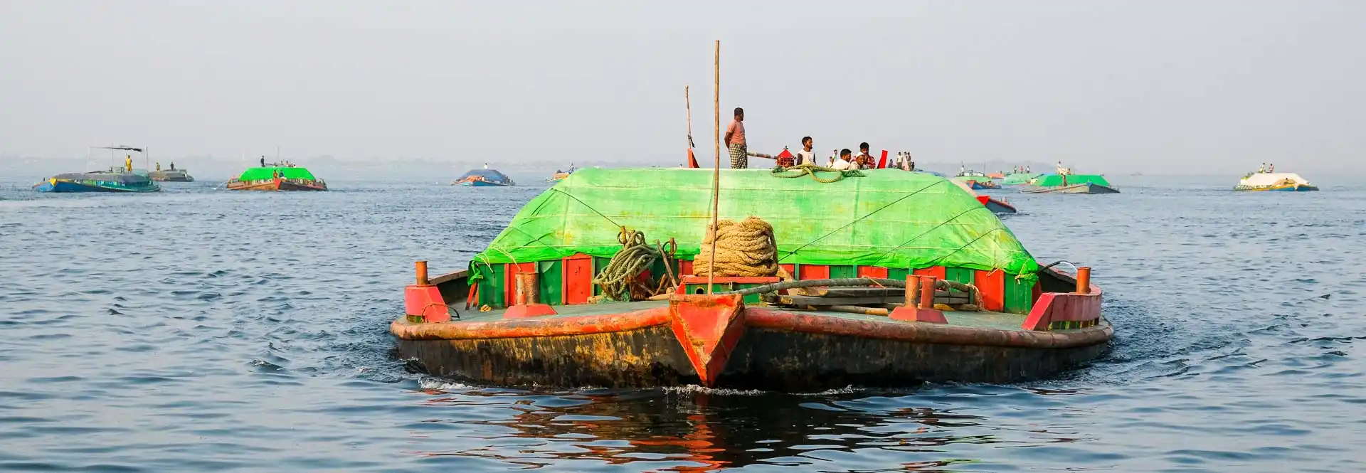 Char in Bangladesh, a temporary river island