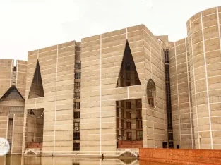 National Parliament of Bangladesh is one of the architectural masterpieces