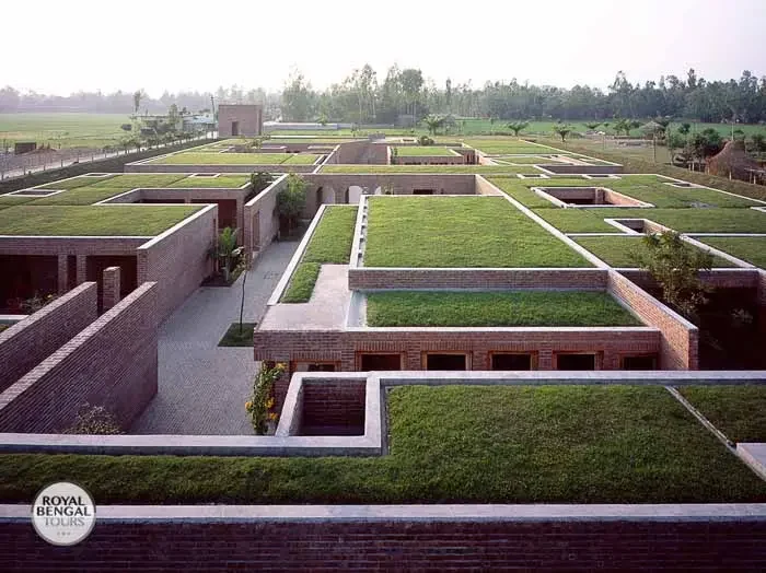 Aerial view of the Friendship Centre, Gaibandha