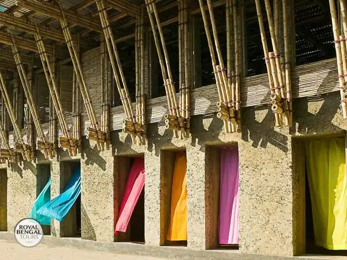 Exterior view of the Dipshikha Meti School in Dinajpur