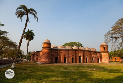 A masterpiece of Islamic architecture the Sixty Dome Mosque in Bagerhat